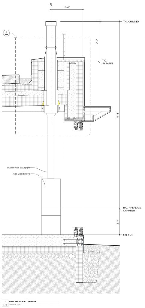 Nest chimney section